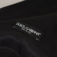 Elegant Black Three Piece Wool Suit