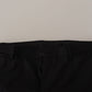 Elegant Black Three Piece Wool Suit