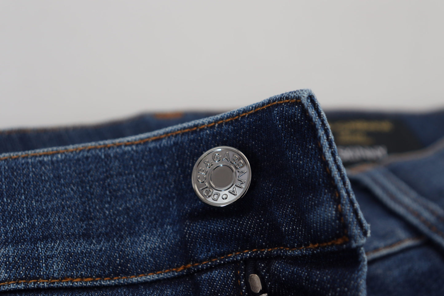 Elegant Italian Blue Denim Pants