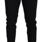 Black Polyester Chino Formal Pants