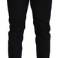 Black Polyester Chino Formal Pants