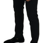 Black Polyester Chino Formal Pants