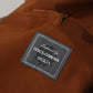 Bronze Monkey Print Silk Slim Jacket Blazer