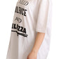 Elegant Motive Print Crewneck T-shirt