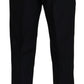 Black Wool Chino Formal Pants