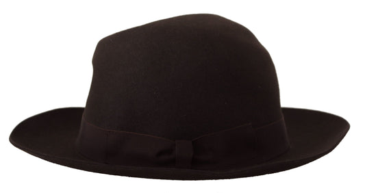 Exquisite Dark Brown Rabbit Fur Fedora