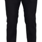Dark Grey Solid Men Formal Pants