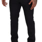 Dark Grey Solid Men Formal Pants