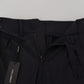 Dark Grey Solid Men Formal Pants