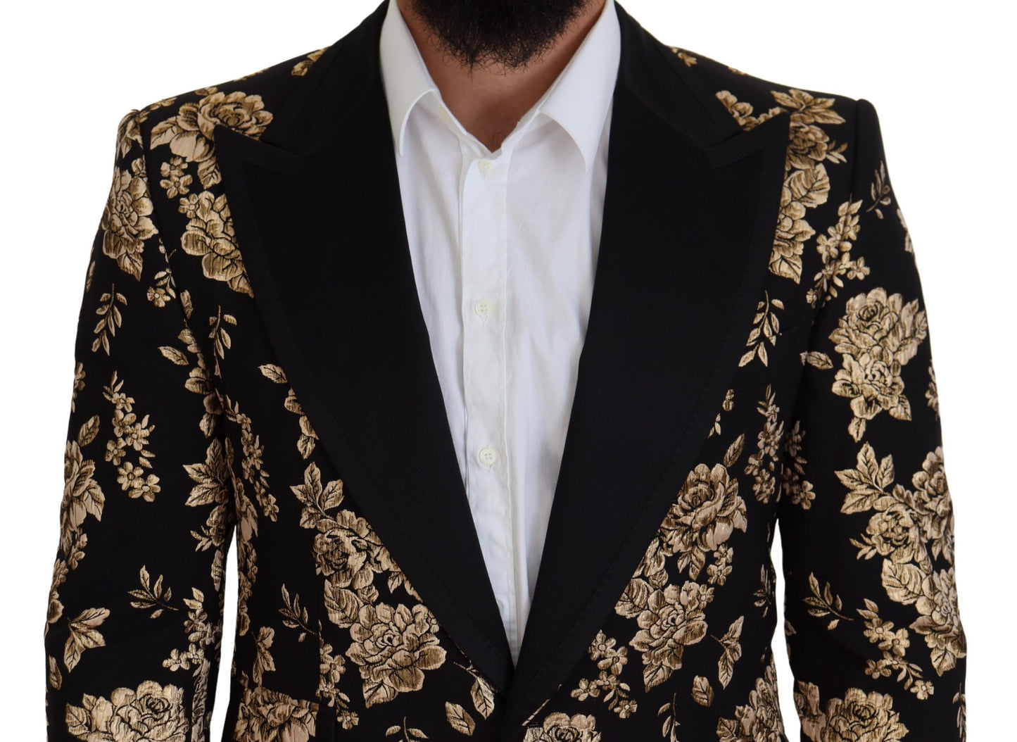 Floral Embroidered Evening Blazer