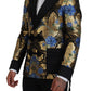 Gold Lurex Double Breasted Jacket Blazer