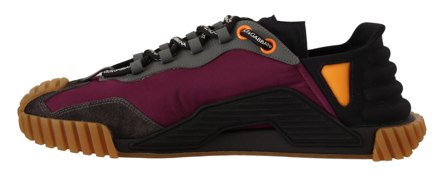 Black & Purple NS1 Sneakers - Elevate Your Style