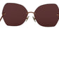 Red Gold DG2204 Butterfly Logo Women Eyewear Sunglasses