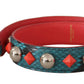 Emerald Green Leather Shoulder Strap