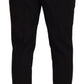 Black Wool Chino Men Formal Pants