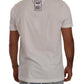 Baroque Print Crewneck White T-Shirt