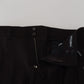 Black Wool Chino Men Formal Pants