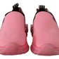 Pink Low Top Slip On Casual Sorrento Sneakers