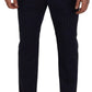 Blue Striped Men Formal Pants