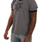 Chic Heart Print Crewneck Tee