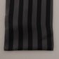 Elegant Monochrome Silk Scarf for Men