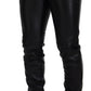 Black Shiny Stretch Skinny Pants