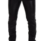 Black Shiny Stretch Skinny Pants