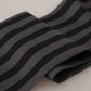 Elegant Monochrome Silk Scarf for Men