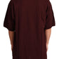 Bordeaux Heaven Print Cotton T-Shirt