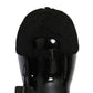 Chic Black Patched Baseball Cap