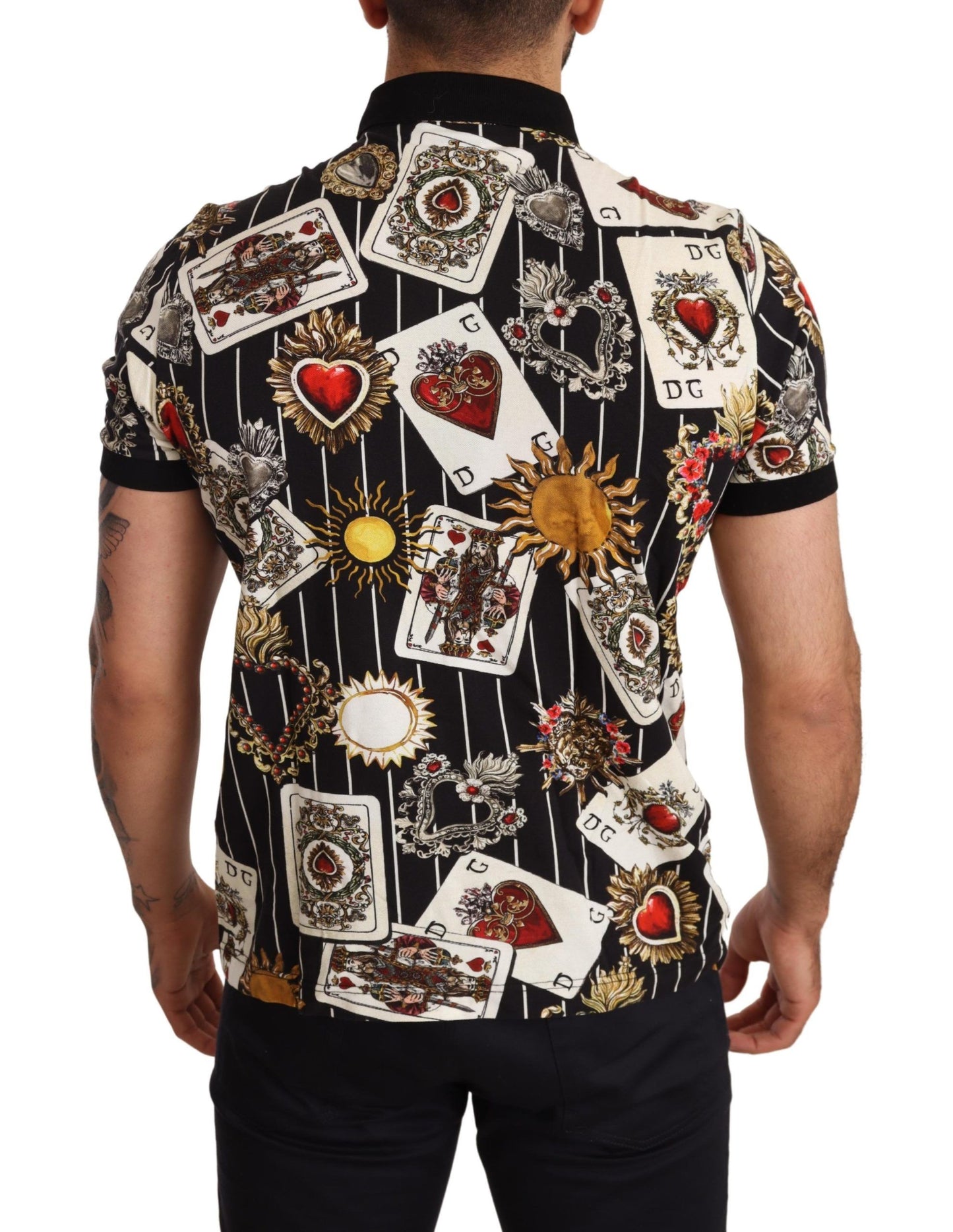 Black Playing Cards Polo Shirt