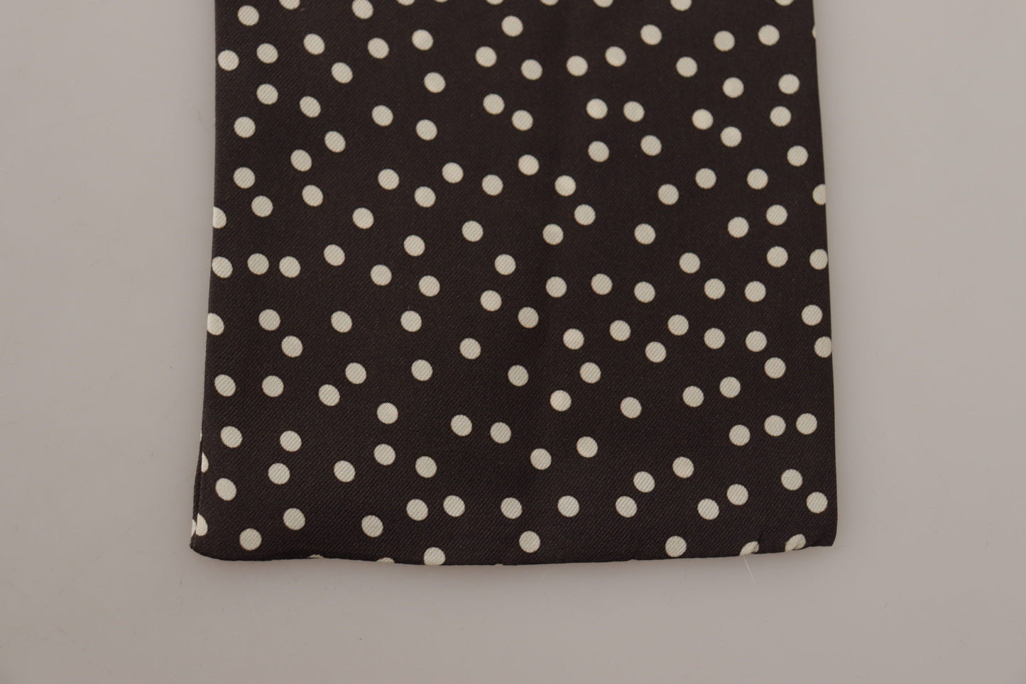 Elegant Silk Polka Dot Men's Scarf