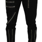 Chic Black MainLine Cotton Blend Pants