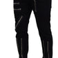 Chic Black MainLine Cotton Blend Pants