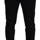 Chic Black MainLine Cotton Blend Pants