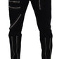 Chic Black MainLine Cotton Blend Pants