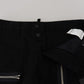 Chic Black MainLine Cotton Blend Pants