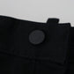 Chic Black MainLine Cotton Blend Pants