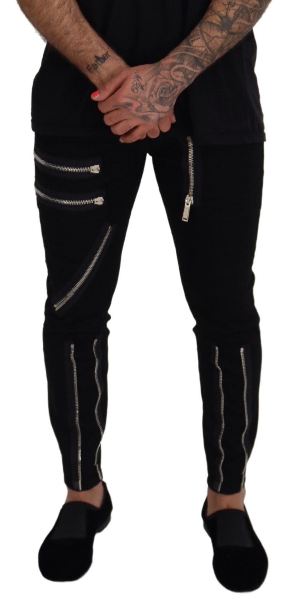 Chic Black Mainline Cotton Blend Pants