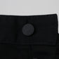 Chic Black Mainline Cotton Blend Pants