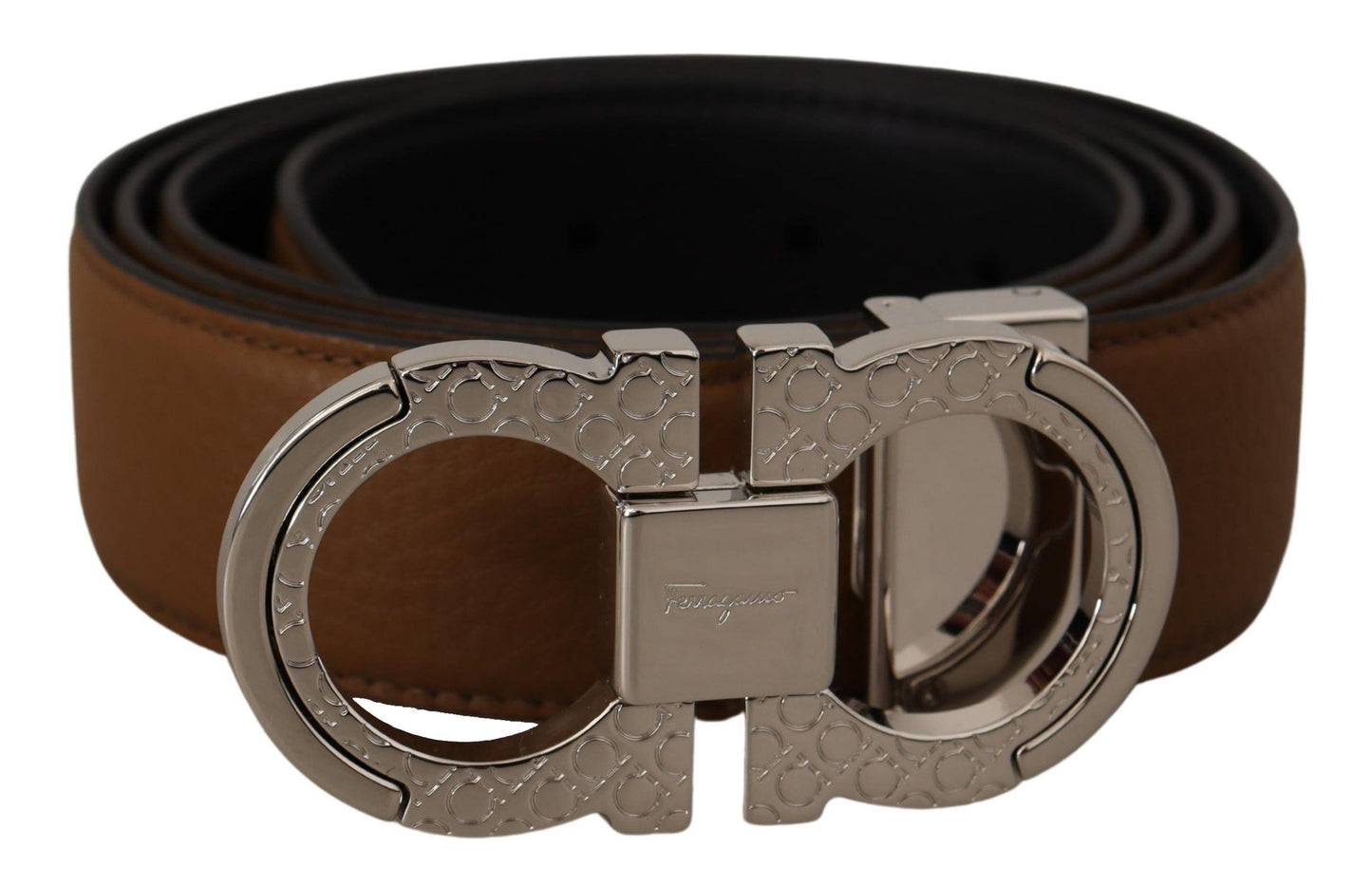 Elegant Reversible Calf Leather Belt