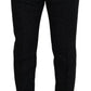Elegant Black & Gold Slim Fit 3 Piece Suit