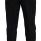 Elegant Black & Gold Slim Fit 3 Piece Suit