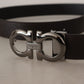 Elegant Reversible Calf Leather Belt