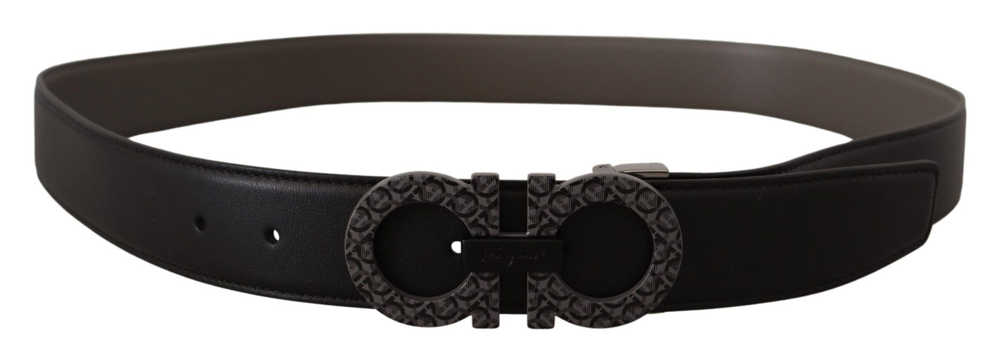 Sleek Reversible Leather Belt