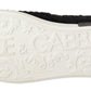 Elegant Monochrome Wool Blend Sneakers