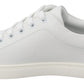 Chic White Leather Sneakers
