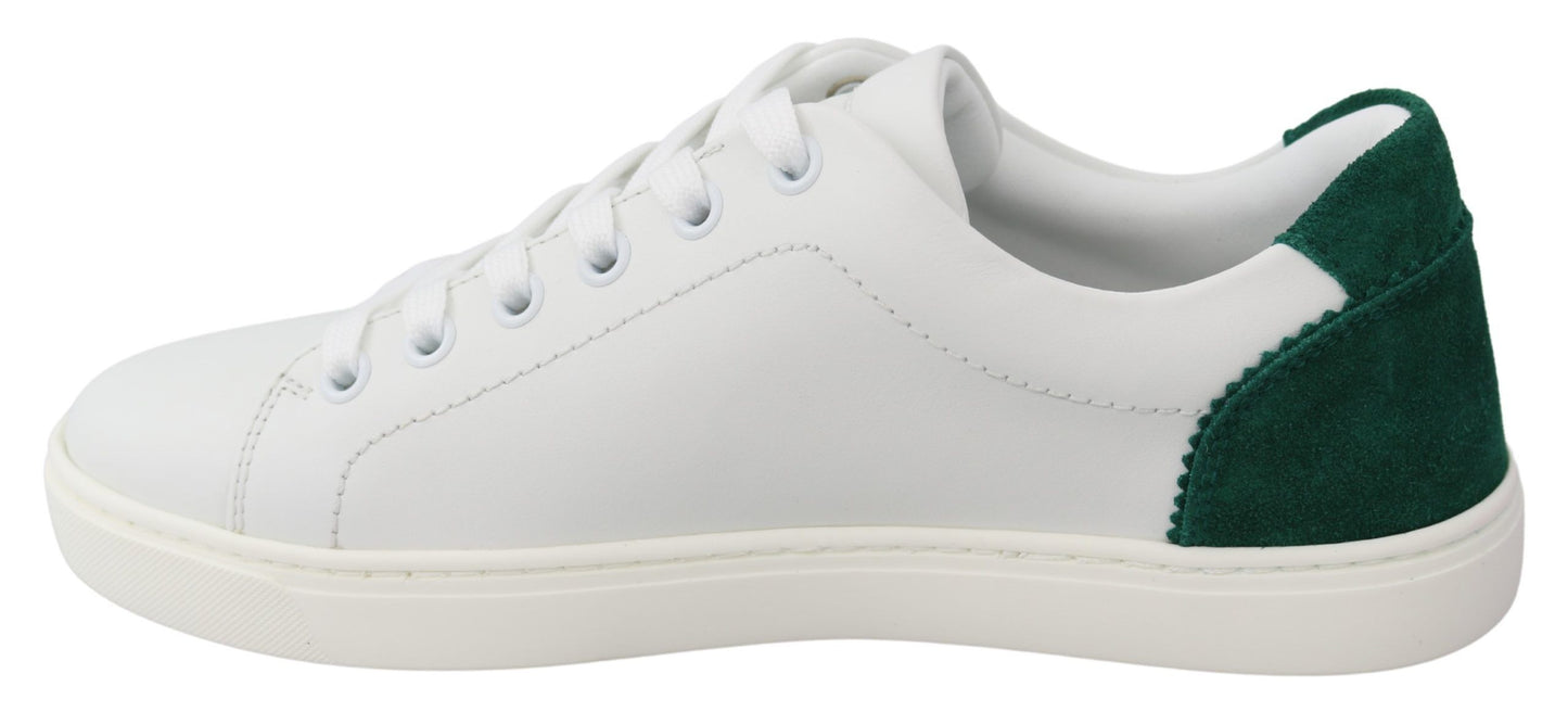 Chic White Leather Sneakers