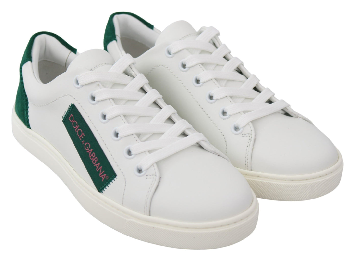 Chic White Leather Sneakers