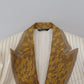 Elegant Off White Double Breasted Suit